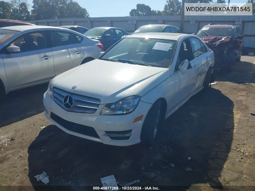 2013 Mercedes-Benz C 250 Luxury/Sport VIN: WDDGF4HBXDA781545 Lot: 40677269