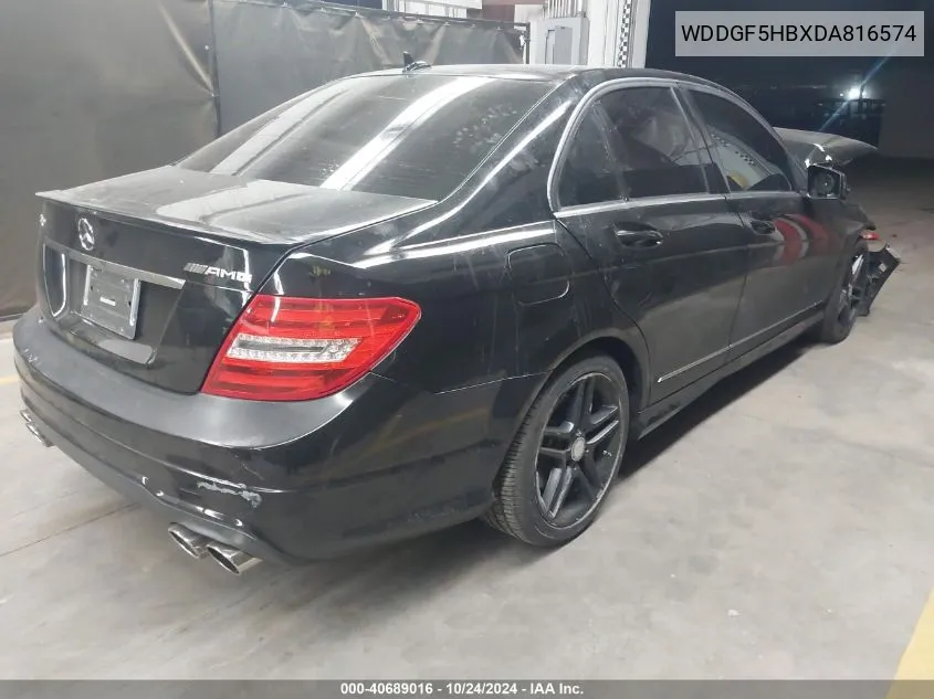 2013 Mercedes-Benz C 350 Sport VIN: WDDGF5HBXDA816574 Lot: 40689016