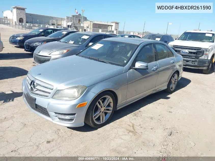 2013 Mercedes-Benz C 250 Luxury/Sport VIN: WDDGF4HBXDR261590 Lot: 40690771