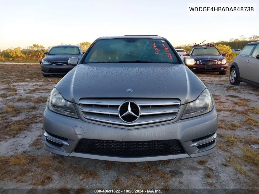 2013 Mercedes-Benz C 250 Luxury/Sport VIN: WDDGF4HB6DA848738 Lot: 40691622