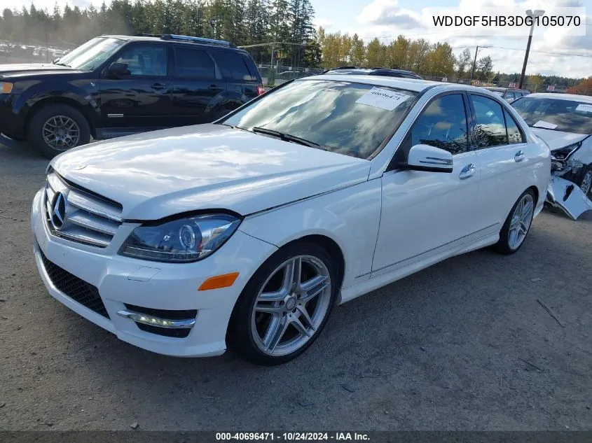 2013 Mercedes-Benz C 350 Sport VIN: WDDGF5HB3DG105070 Lot: 40696471