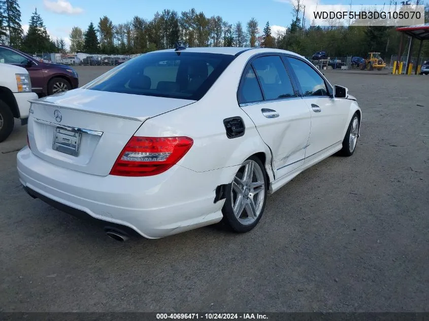 2013 Mercedes-Benz C 350 Sport VIN: WDDGF5HB3DG105070 Lot: 40696471