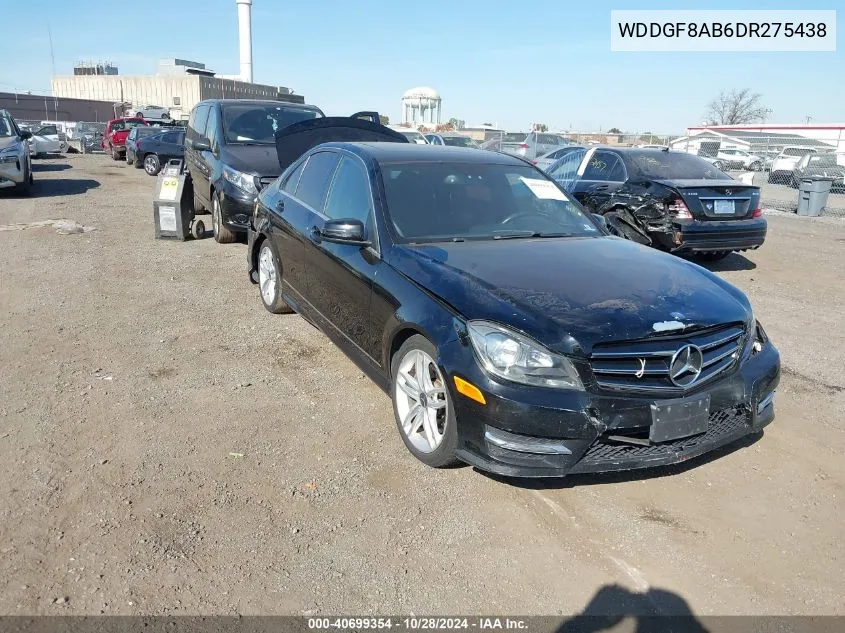 2013 Mercedes-Benz C 300 Luxury 4Matic/Sport 4Matic VIN: WDDGF8AB6DR275438 Lot: 40699354