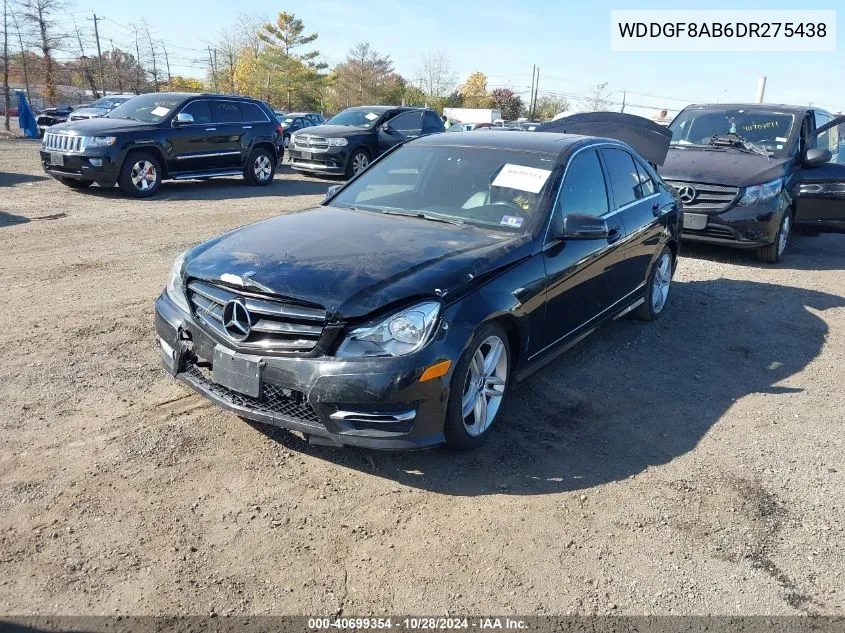 2013 Mercedes-Benz C 300 Luxury 4Matic/Sport 4Matic VIN: WDDGF8AB6DR275438 Lot: 40699354