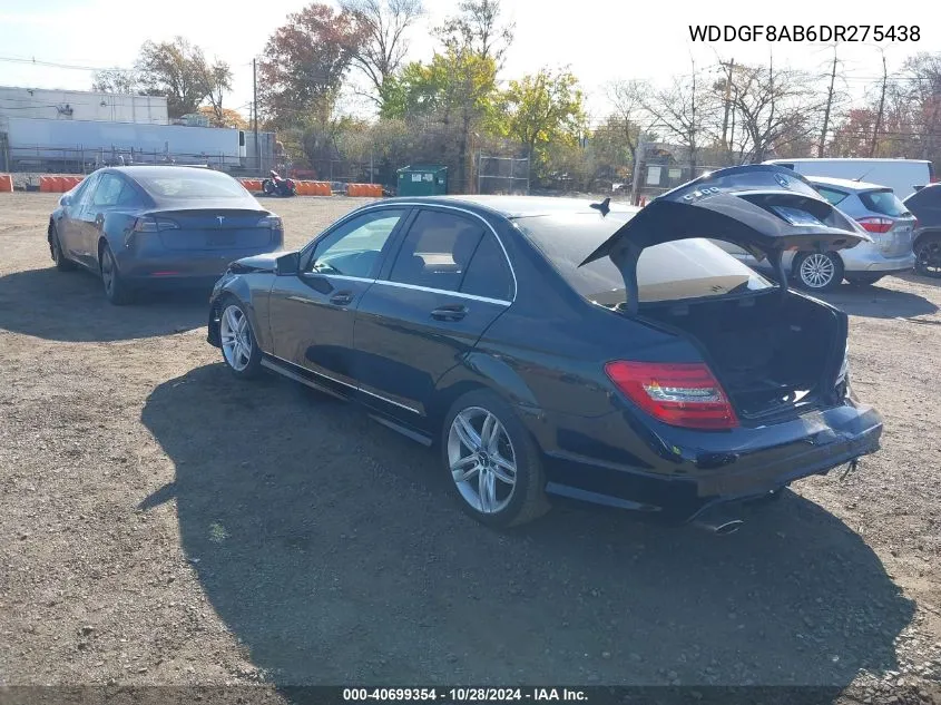 2013 Mercedes-Benz C 300 Luxury 4Matic/Sport 4Matic VIN: WDDGF8AB6DR275438 Lot: 40699354