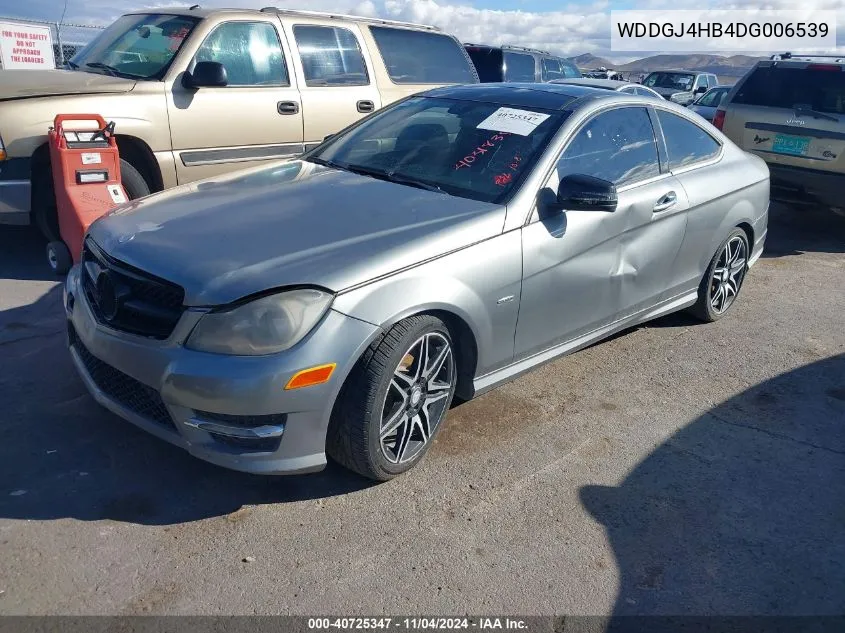 2013 Mercedes-Benz C 250 VIN: WDDGJ4HB4DG006539 Lot: 40725347