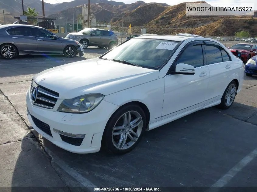 2013 Mercedes-Benz C 250 Luxury/Sport VIN: WDDGF4HHB6DA85927 Lot: 40728736