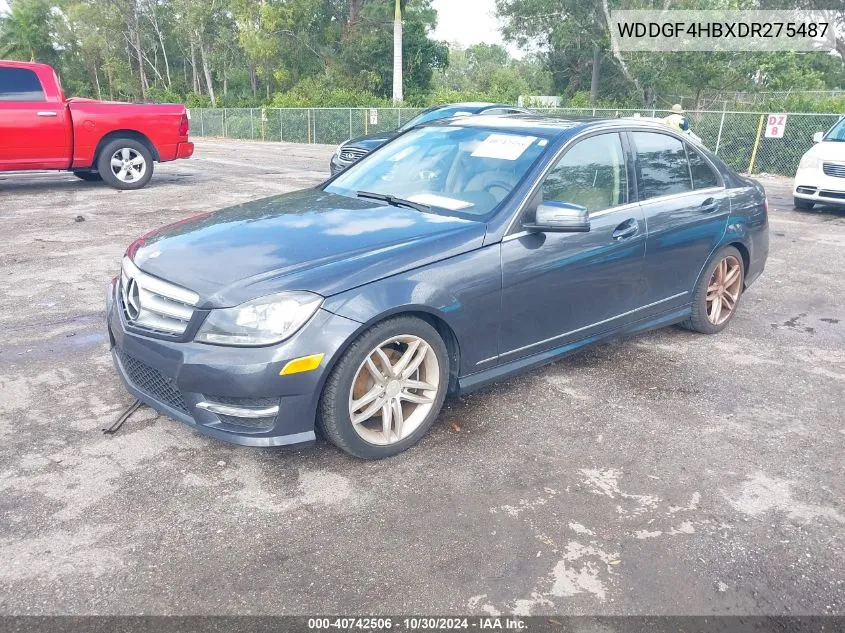 2013 Mercedes-Benz C 250 Luxury/Sport VIN: WDDGF4HBXDR275487 Lot: 40742506