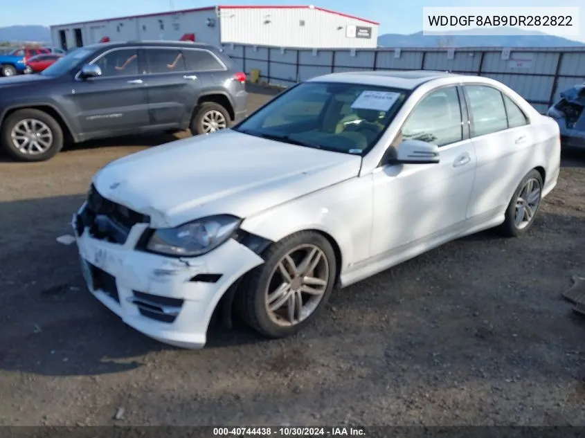 2013 Mercedes-Benz C 300 Luxury 4Matic/Sport 4Matic VIN: WDDGF8AB9DR282822 Lot: 40744438