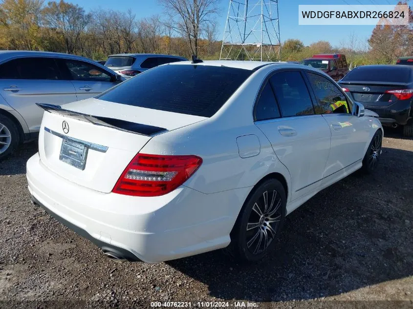 2013 Mercedes-Benz C 300 Luxury 4Matic/Sport 4Matic VIN: WDDGF8ABXDR266824 Lot: 40762231