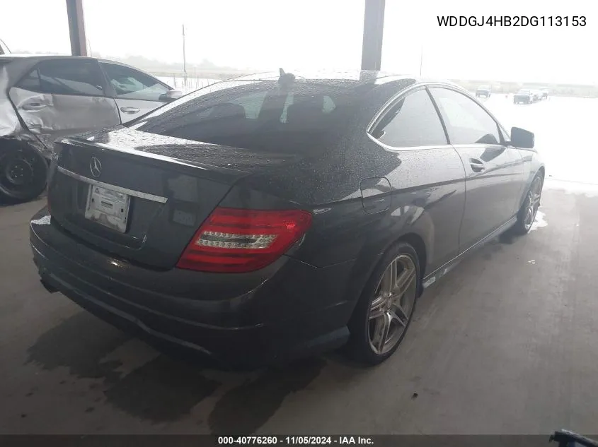 2013 Mercedes-Benz C 250 VIN: WDDGJ4HB2DG113153 Lot: 40776260