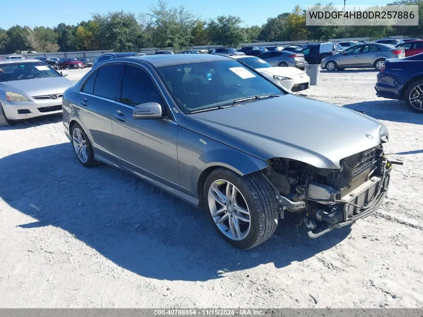 2013 Mercedes-Benz C 250 Luxury/Sport VIN: WDDGF4HB0DR257886 Lot: 40788854