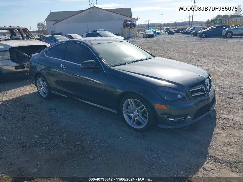 2013 Mercedes-Benz C 350 Sport 4Matic VIN: WDDGJ8JB7DF985075 Lot: 40795642