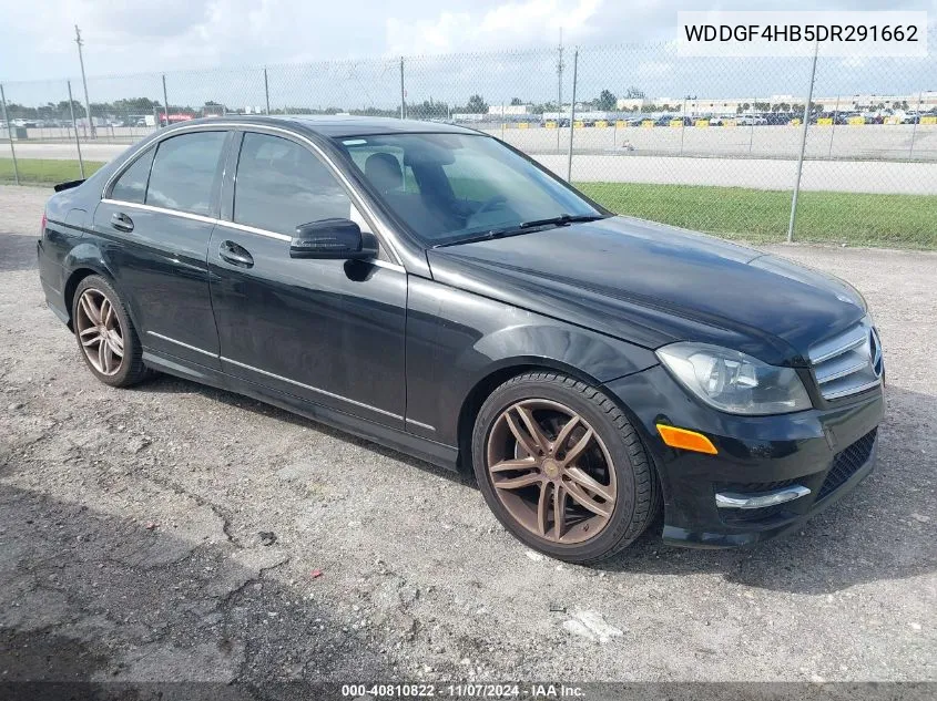 2013 Mercedes-Benz C 250 Luxury/Sport VIN: WDDGF4HB5DR291662 Lot: 40810822