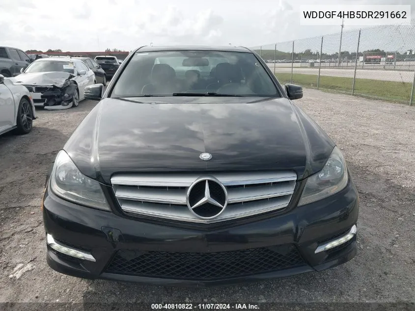 2013 Mercedes-Benz C 250 Luxury/Sport VIN: WDDGF4HB5DR291662 Lot: 40810822