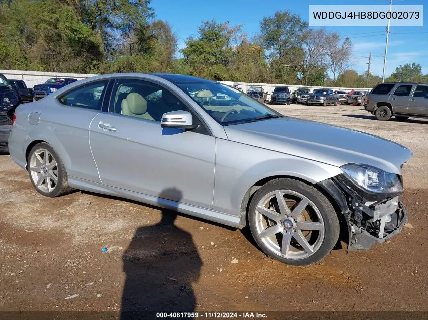 2013 Mercedes-Benz C 250 VIN: WDDGJ4HB8DG002073 Lot: 40817959