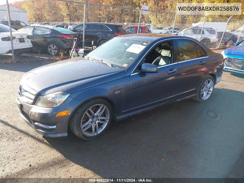 2013 Mercedes-Benz C 300 Luxury 4Matic/Sport 4Matic VIN: WDDGF8ABXDR258576 Lot: 40822814