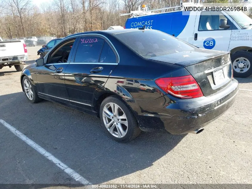 2013 Mercedes-Benz C 250 Luxury/Sport VIN: WDDGF4HB8DR269848 Lot: 40823352