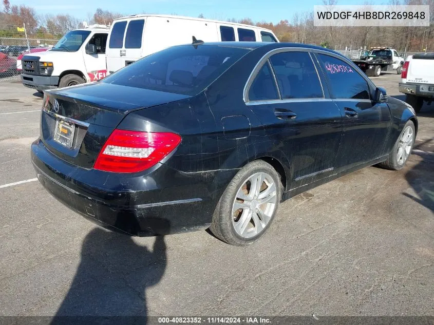 2013 Mercedes-Benz C 250 Luxury/Sport VIN: WDDGF4HB8DR269848 Lot: 40823352