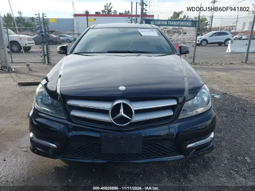 2013 Mercedes-Benz C 350 Sport VIN: WDDGJ5HB6DF941802 Lot: 40825596