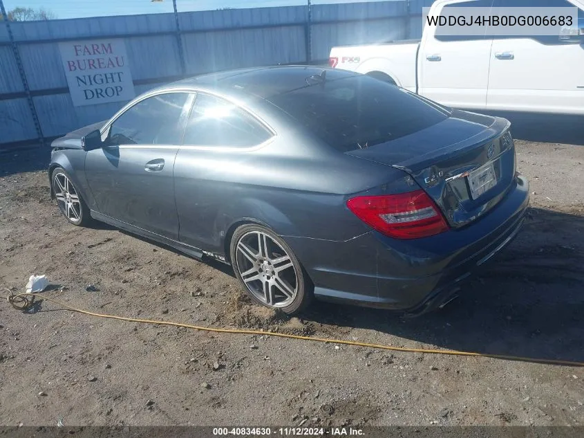 2013 Mercedes-Benz C 250 VIN: WDDGJ4HB0DG006683 Lot: 40834630