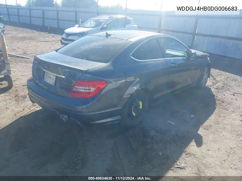 2013 Mercedes-Benz C 250 VIN: WDDGJ4HB0DG006683 Lot: 40834630