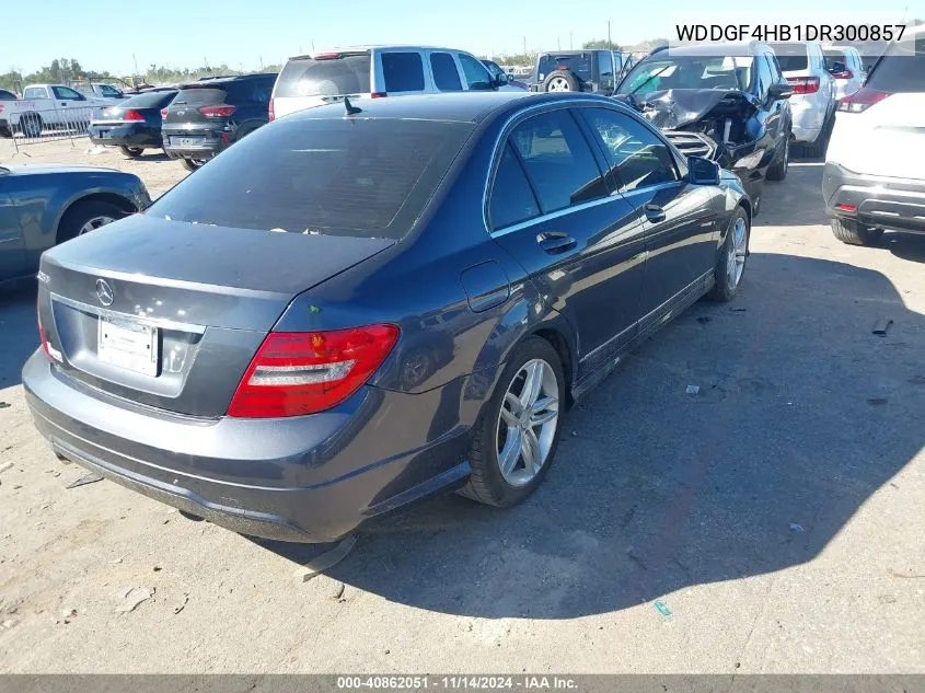 2013 Mercedes-Benz C 250 Luxury/Sport VIN: WDDGF4HB1DR300857 Lot: 40862051