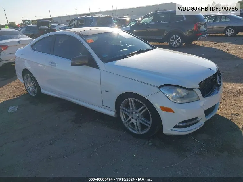 2013 Mercedes-Benz C 250 VIN: WDDGJ4HB1DF990786 Lot: 40865474