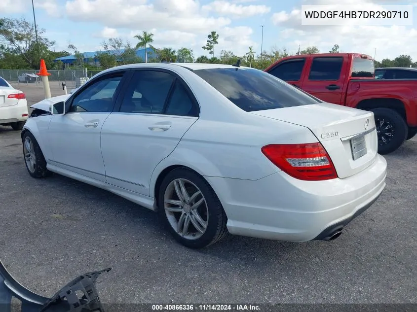 2013 Mercedes-Benz C 250 Luxury/Sport VIN: WDDGF4HB7DR290710 Lot: 40866336