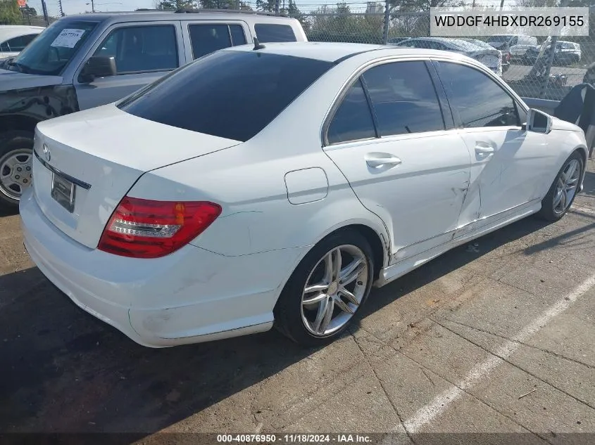 2013 Mercedes-Benz C 250 Luxury/Sport VIN: WDDGF4HBXDR269155 Lot: 40876950