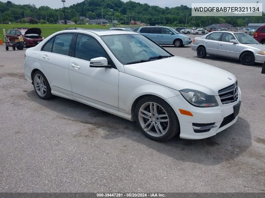 2014 Mercedes-Benz C 300 Luxury 4Matic/Sport 4Matic VIN: WDDGF8AB7ER321134 Lot: 39447291