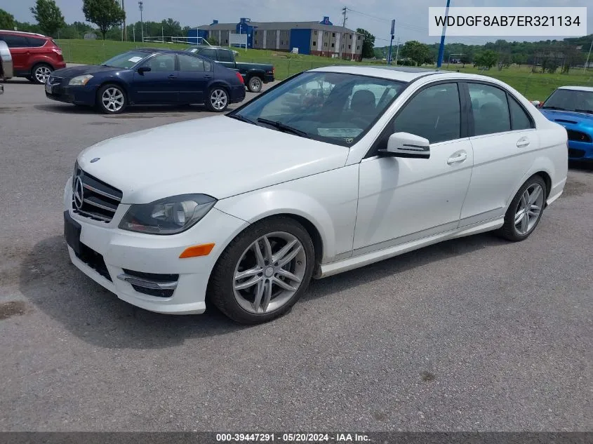 2014 Mercedes-Benz C 300 Luxury 4Matic/Sport 4Matic VIN: WDDGF8AB7ER321134 Lot: 39447291