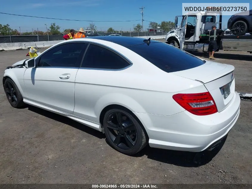 2014 Mercedes-Benz C 250 VIN: WDDGJ4HB6EG273750 Lot: 39524965