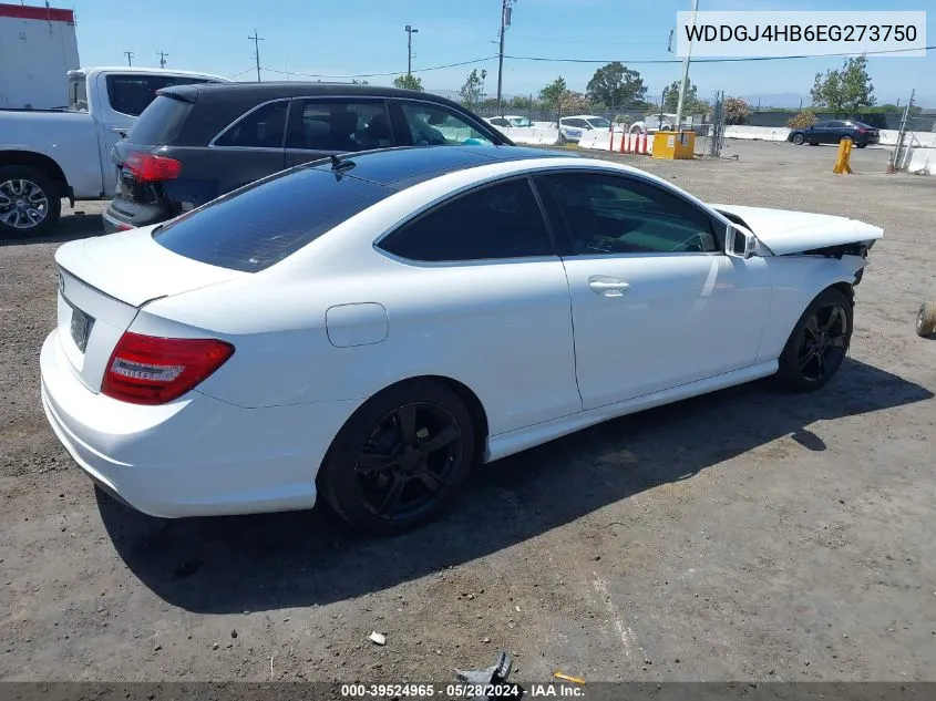 2014 Mercedes-Benz C 250 VIN: WDDGJ4HB6EG273750 Lot: 39524965