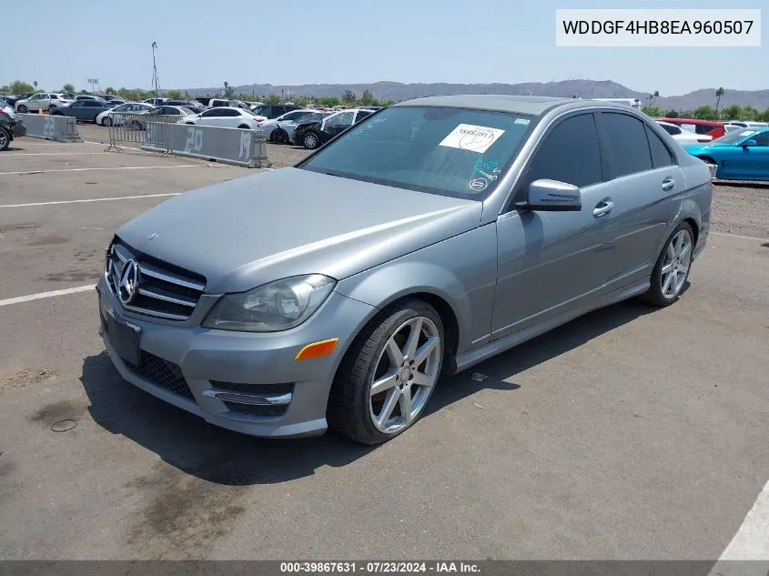 2014 Mercedes-Benz C 250 Luxury/Sport VIN: WDDGF4HB8EA960507 Lot: 39867631