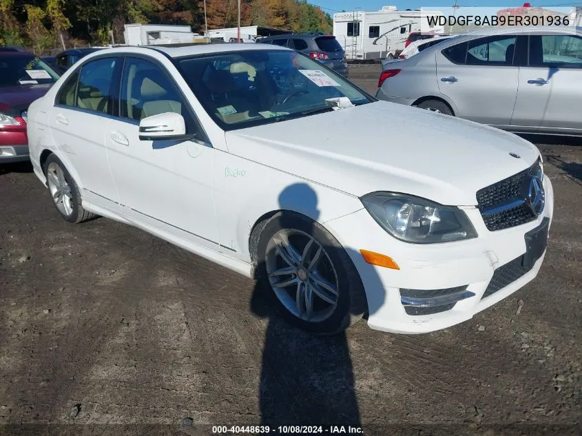 2014 Mercedes-Benz C 300 300 4Matic VIN: WDDGF8AB9ER301936 Lot: 40448639