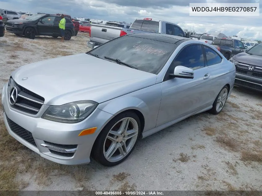 2014 Mercedes-Benz C 250 250 VIN: WDDGJ4HB9EG270857 Lot: 40496885