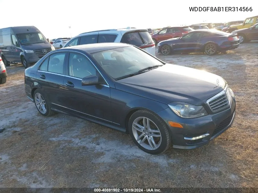 2014 Mercedes-Benz C 300 Luxury 4Matic/Sport 4Matic VIN: WDDGF8AB1ER314566 Lot: 40591902