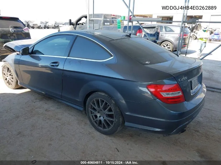 2014 Mercedes-Benz C 250 VIN: WDDGJ4HB4EG262889 Lot: 40604811