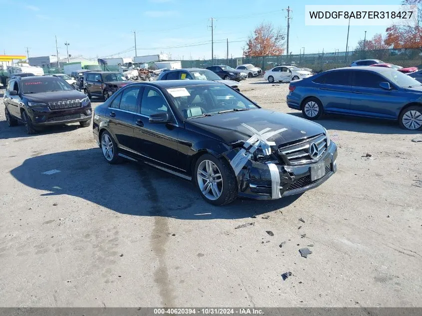 2014 Mercedes-Benz C 300 Luxury 4Matic/Sport 4Matic VIN: WDDGF8AB7ER318427 Lot: 40620394