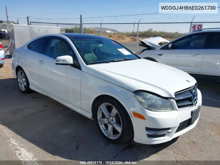 2014 Mercedes-Benz C 250 VIN: WDDGJ4HB6EG261730 Lot: 40635178