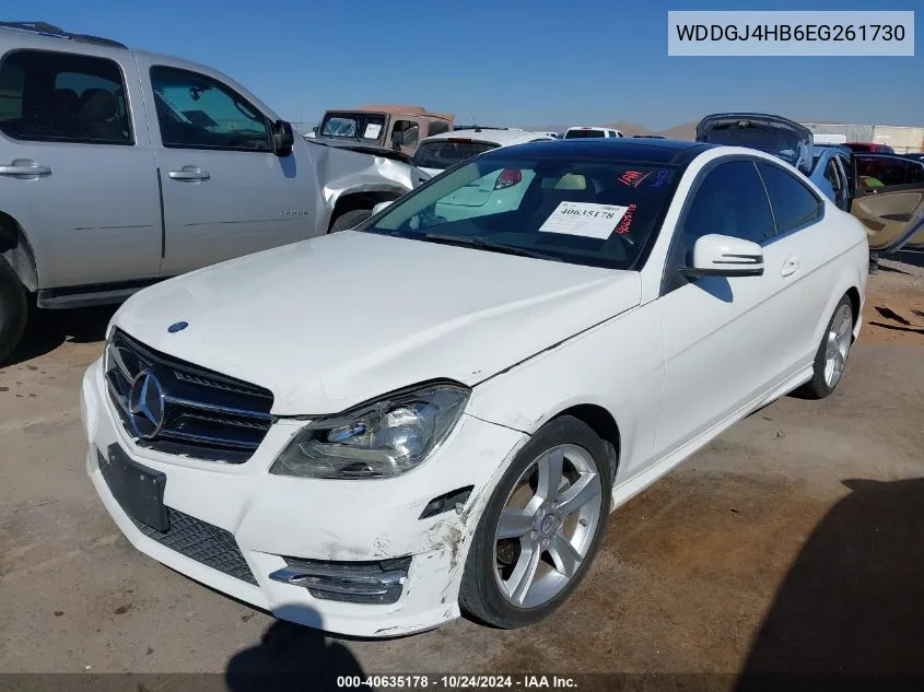 2014 Mercedes-Benz C 250 VIN: WDDGJ4HB6EG261730 Lot: 40635178