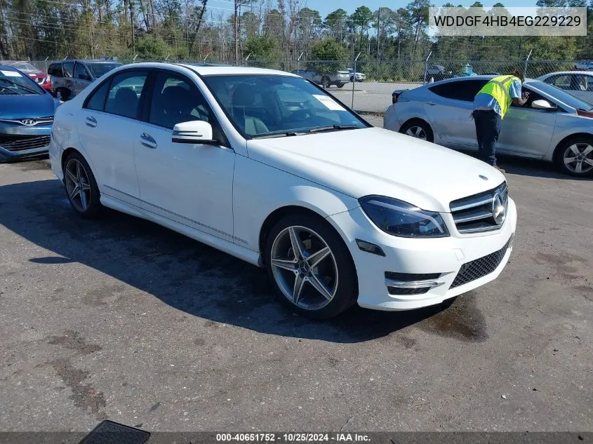 2014 Mercedes-Benz C 250 Luxury/Sport VIN: WDDGF4HB4EG229229 Lot: 40651752