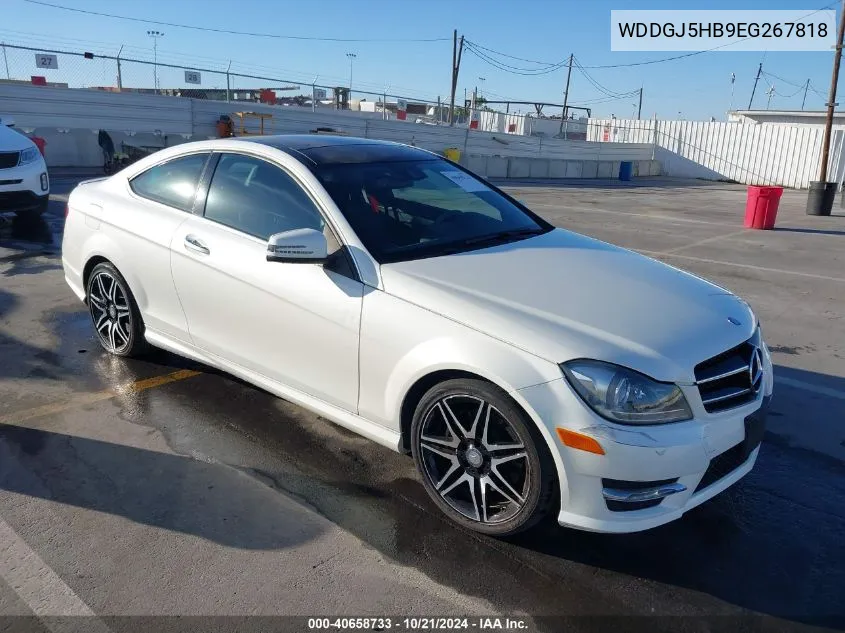 2014 Mercedes-Benz C 350 Sport VIN: WDDGJ5HB9EG267818 Lot: 40658733