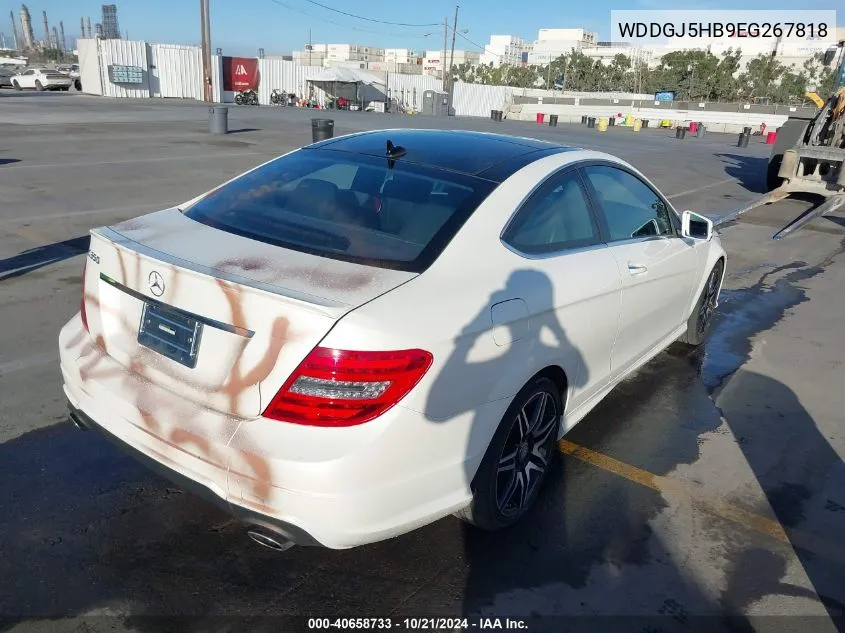 2014 Mercedes-Benz C 350 Sport VIN: WDDGJ5HB9EG267818 Lot: 40658733