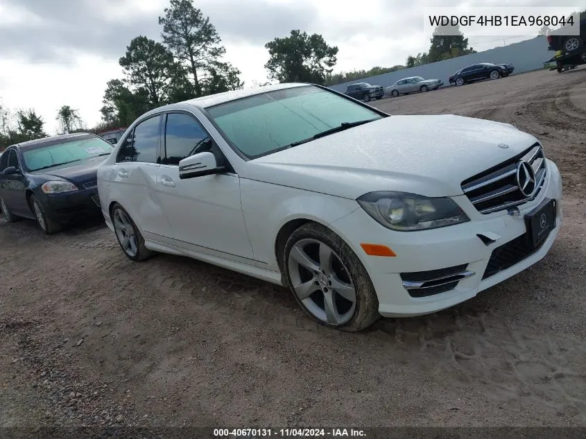 2014 Mercedes-Benz C 250 Luxury/Sport VIN: WDDGF4HB1EA968044 Lot: 40670131