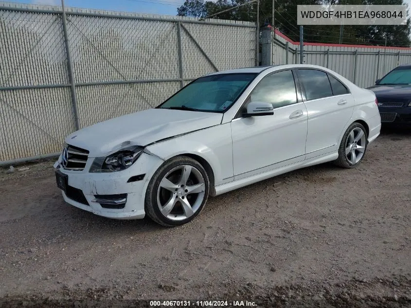 2014 Mercedes-Benz C 250 Luxury/Sport VIN: WDDGF4HB1EA968044 Lot: 40670131