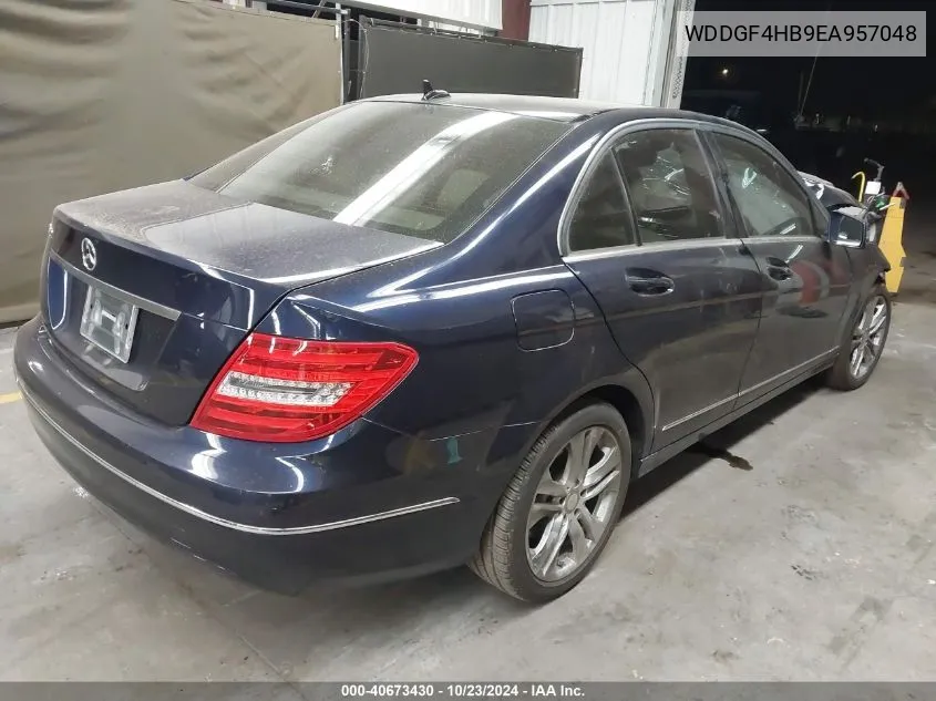 2014 Mercedes-Benz C 250 VIN: WDDGF4HB9EA957048 Lot: 40673430