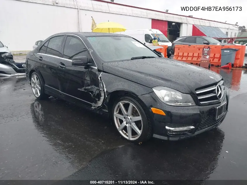 2014 Mercedes-Benz C 250 Luxury/Sport VIN: WDDGF4HB7EA956173 Lot: 40715201