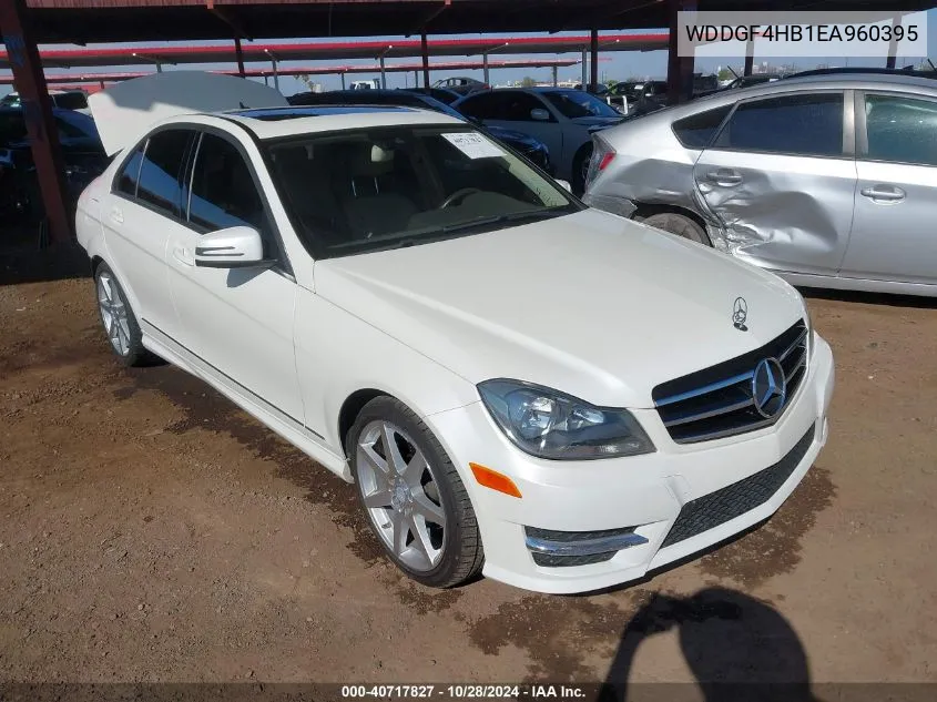 2014 Mercedes-Benz C 250 Luxury/Sport VIN: WDDGF4HB1EA960395 Lot: 40717827